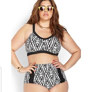 Forever 21 Plus High Waisted Bikini Size 2X NWT